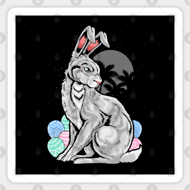 Edgy Easter Bunny Sticker by HolidayBug